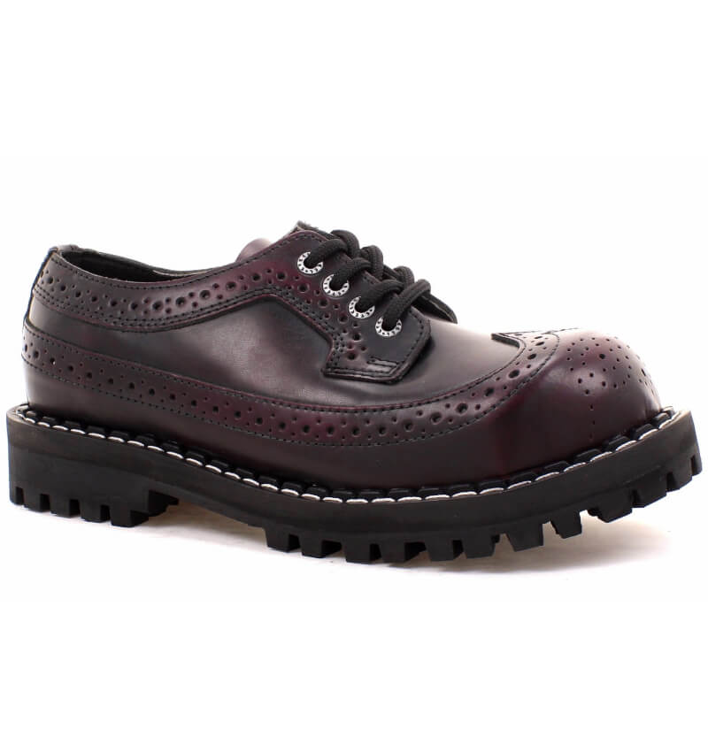 Glady - boty STEEL BLACK BORDO 112, 4 dírky