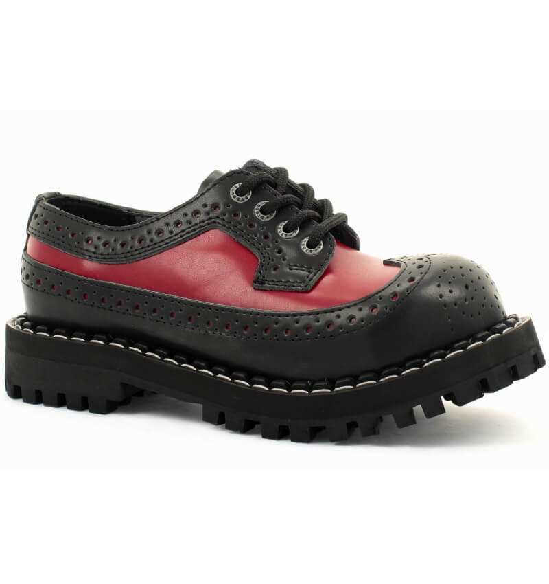 Glady - boty STEEL BLACK RED 112, 4 dírky